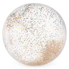 Glitter Sparkle Inflatable Beach Balls - 4 Pack