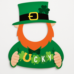 Lucky Leprechaun Photo Prop for St. Patrick's Day