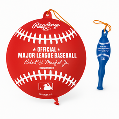 MLB Rawlings Baseball Punch Balloons - 16 Pack Red/Blue
