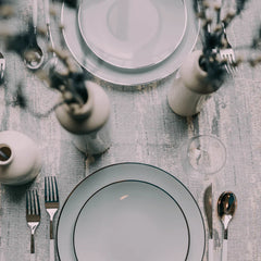 Trendables Forks White/Silver | 480 Count