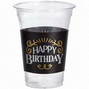 "Happy Birthday" 18oz Plastic Tumbler