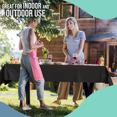 40 In. x 100 Ft. Black Table Roll | Case of 6