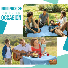 40 In. x 100 Ft. Light Blue Table Roll | Case of 6