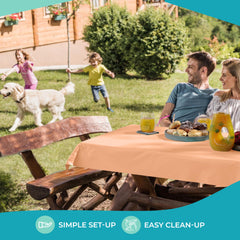 40 In. x 100 Ft. Peach Table Roll | Case of 6