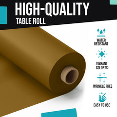 40 In. x 300 Ft. Premium Gold Table Roll | Case of 4