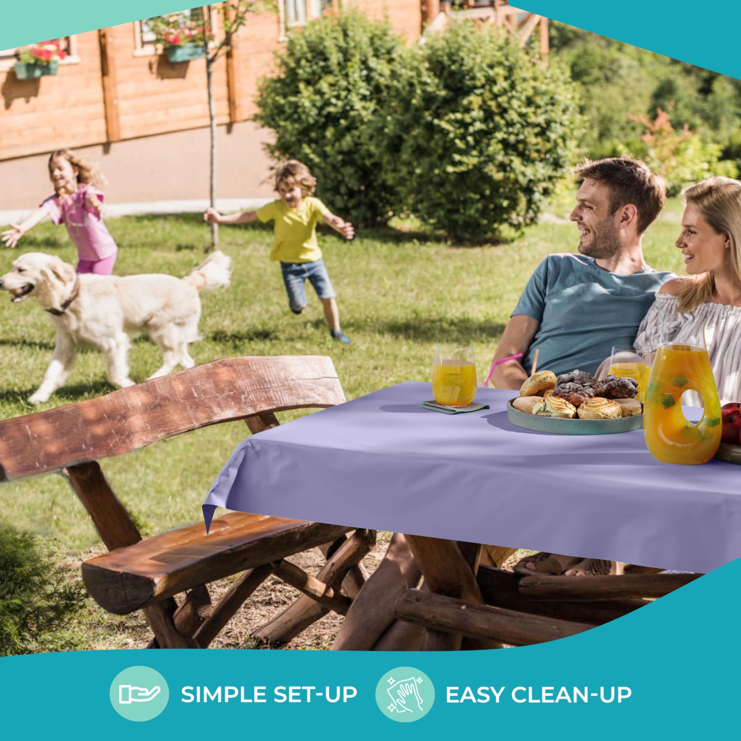 40 In. x 300 Ft. Premium Lavender Table Roll