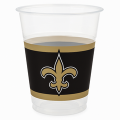 New Orleans Saints 16oz Plastic Cups - 25 Pack