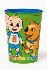 CoComelon Reusable Favor Cup - 16 oz, Bright Green Party Keepsake