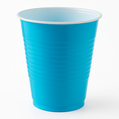 Caribbean Blue 18oz Plastic Party Cups