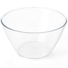 Clear 2 QT Plastic Serving Bowl - Everyday Catering Essential