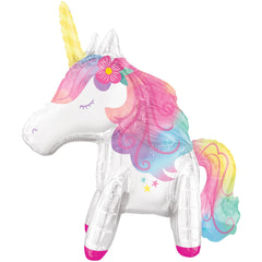 Enchanted Unicorn Air-Filled Foil Balloon