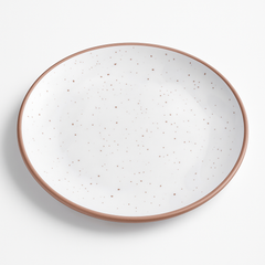 Elegant 10.5" Rose Gold Melamine Dinner Plate