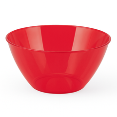 Apple Red 24oz Small Plastic Serving Bowl