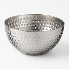 Elegant 5.75" Hammered Stainless Steel Bowl