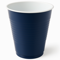 True Navy 18oz Party Pack Plastic Cups - 50 Pack