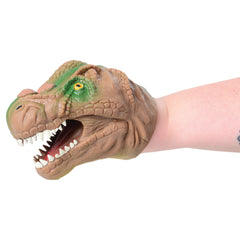 Stretchy Dino Hand Puppets/6 Per Disp - 6 Count