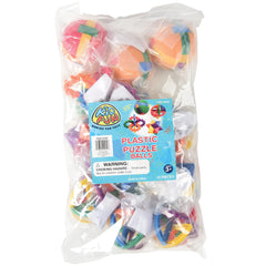 Plastic Puzzle Balls - 12 Count