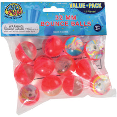 Unicorn Bounce Balls/12 Per Pkg - 12 Count