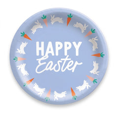 Hoppy Easter 6.75" Round Paper Plates