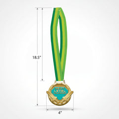 Pixel Party Deluxe "Next Level Unlocked" Medal
