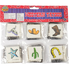 Western Tattoos (Sold By Gross) - 144 Count