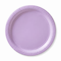 Lavender 8.5" Round Paper Lunch Plates