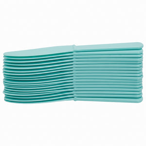 Robin's Egg Blue Economy Plastic Knives - Pack of 20 - 7.5 in.