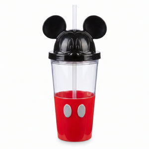 Disney Mickey Mouse 18oz Party Cup with Straw and Ears Lid