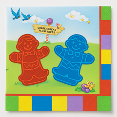 Candyland Beverage Napkins for Kids' Parties - 5 In. X 5 In.
