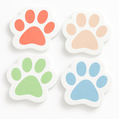 Paw Print Party Beverage Napkins - 16 Pack - 5 In. X 5 In.