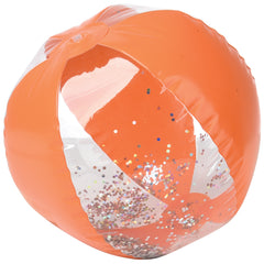 Glitter Stripe Beach Ball - 12 Count