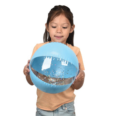 Glitter Stripe Beach Ball - 12 Count