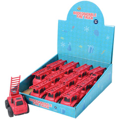 Eco-Friendly Fire Truck - 12 Count