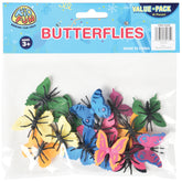 Eco-Friendly Butterflies - 16 Count