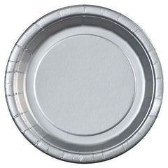 Party Dimensions 71872 24 Count Paper Plate, 7-Inch, Silver