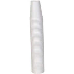 Bag of 50 Dixie 8oz Solid White Cups