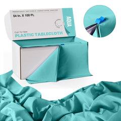 54 In. x 100 Ft. Cut To Size Table Roll | Aqua