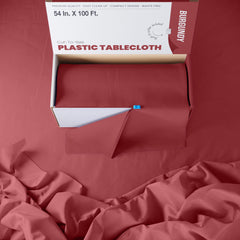54 In. x 100 Ft. Cut To Size Table Roll | Burgundy