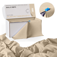 54 In. x 100 Ft. Cut To Size Table Roll | Ivory