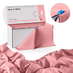 54 In. x 100 Ft. Cut To Size Table Roll | Pink | Case of 6