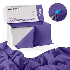 54 In. x 100 Ft. Cut To Size Table Roll | Purple | Case of 6
