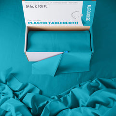 54 In. x 100 Ft. Cut To Size Table Roll | Turquoise