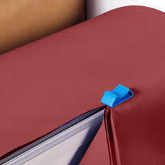 54 In. x 300 Ft. Cut To Size Table Roll | Burgundy | Case of 4