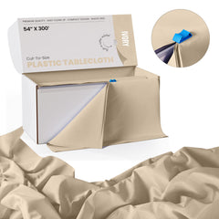 54 In. x 300 Ft. Cut To Size Table Roll | Ivory | Case of 4