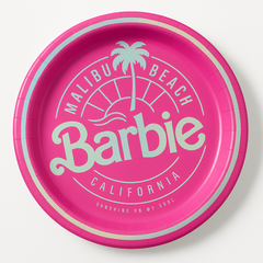 Barbie Dream Party Malibu Beach 7" Round Paper Plates, 8-Pack