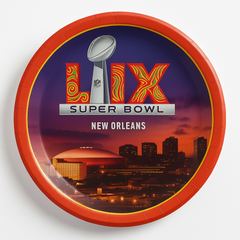 NFL Super Bowl LIX 6.75" Party Plates - New Orleans Design