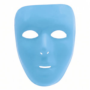Light Blue Full Face Mask - Team Spirit Costume Accessory