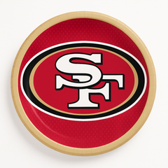 San Francisco 49ers 9" Round Paper Plates