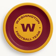 Washington Football Team 9" Round Paper Plates