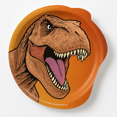 Jurassic World T-Rex Shaped Paper Plates, 7-Inch, 8-Pack